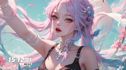 4k甜酷风少女