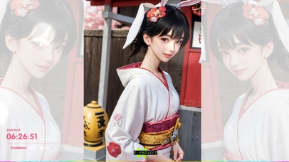 4K清纯Ai和服美少女