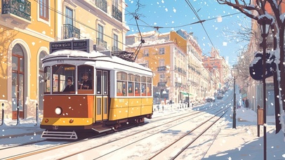 冬日里的里斯本