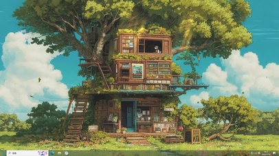 树上书斋-桌面主题