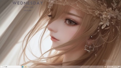 4k金发美少女回眸