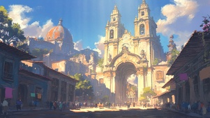 异国风情街景