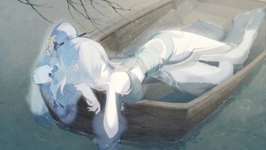 船上少女