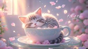 茶杯萌猫