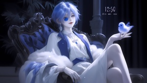 清纯短发少女