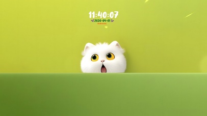 清清爽爽一只猫头！