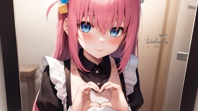 4k可爱女仆女孩