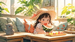 夏天吃西瓜