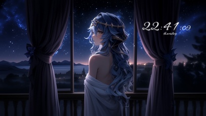 雪墨壁纸丨莱依拉丨夜色佳人丨