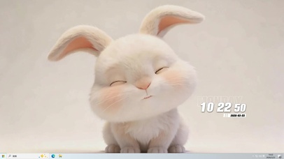 萌宠兔子桌面主题