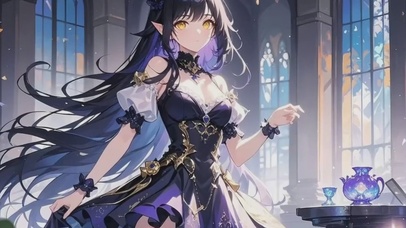 二次元魔族美女