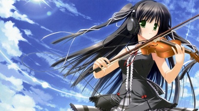 拉小提琴的少女