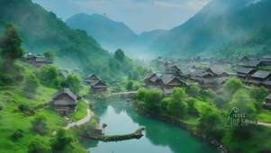 护眼树木房屋