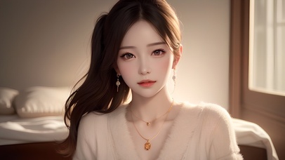 4k清秀可爱美女