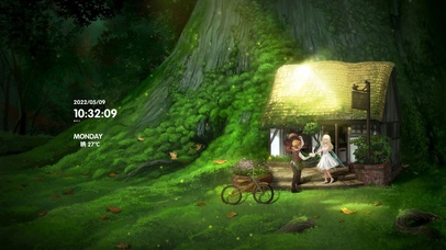 森林可爱小木屋