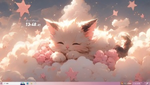 粉色小猫