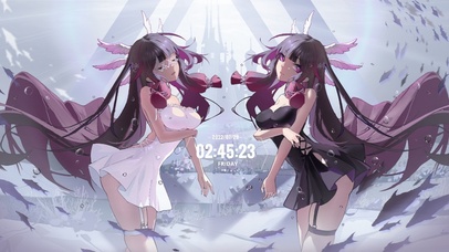 少女 黑白海底壁纸