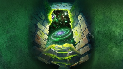 时空门洞（护眼油画）