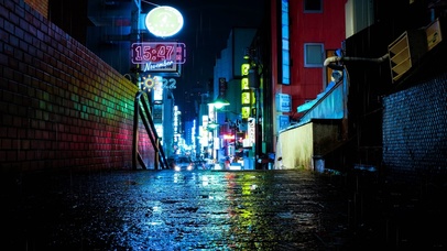6K 超清治愈【夜雨】