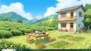满园的茶香