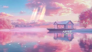 梦幻粉色海景