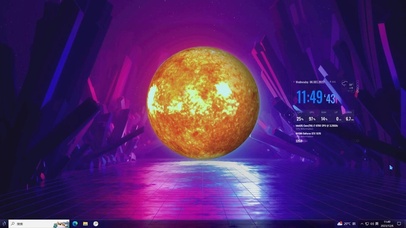 旋转星球—【主题桌面】