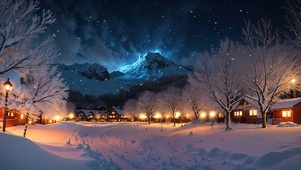 下雪的夜晚