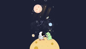 4k 宇航员的小怪兽