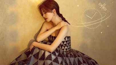 白鹿女神音乐小卫星动态壁纸