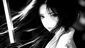 黑白美女剑客