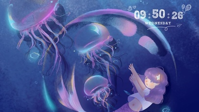 小人鱼 动漫动态壁纸 动态壁纸下载 元气壁纸