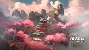 古风青山