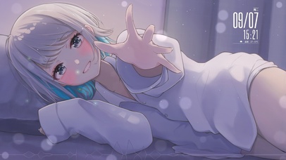 4K 可爱清纯动漫美少女