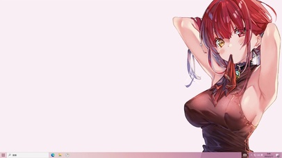 二次元 性感红发美少女