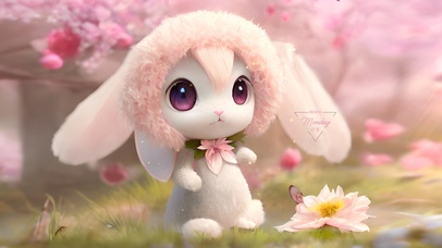 4K拟人可爱兔兔