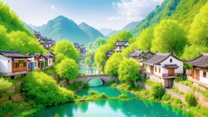 4k婺源小镇