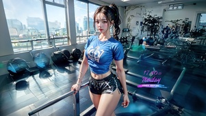 健身美女-BG-067