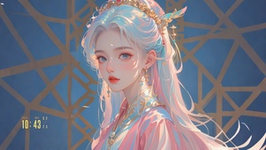 4K 古风侧颜女生