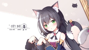 4K可爱の猫耳美少女