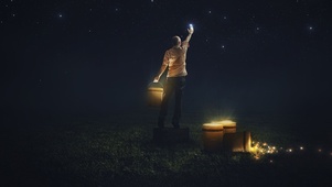 摘星星