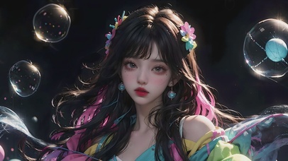 泡泡女孩