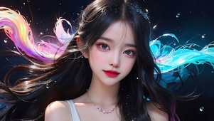 彩色少女