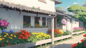 美丽的后院