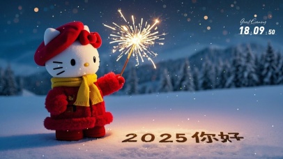 2025雪地烟火