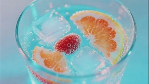 夏日清凉气泡水