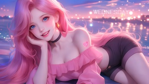 甜美女孩