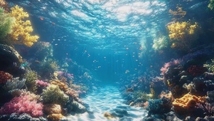 碧蓝海底世界