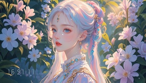 4K 侧颜美人