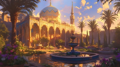 异域风情棕榈花园