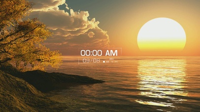 海边夕阳落日海边晚霞